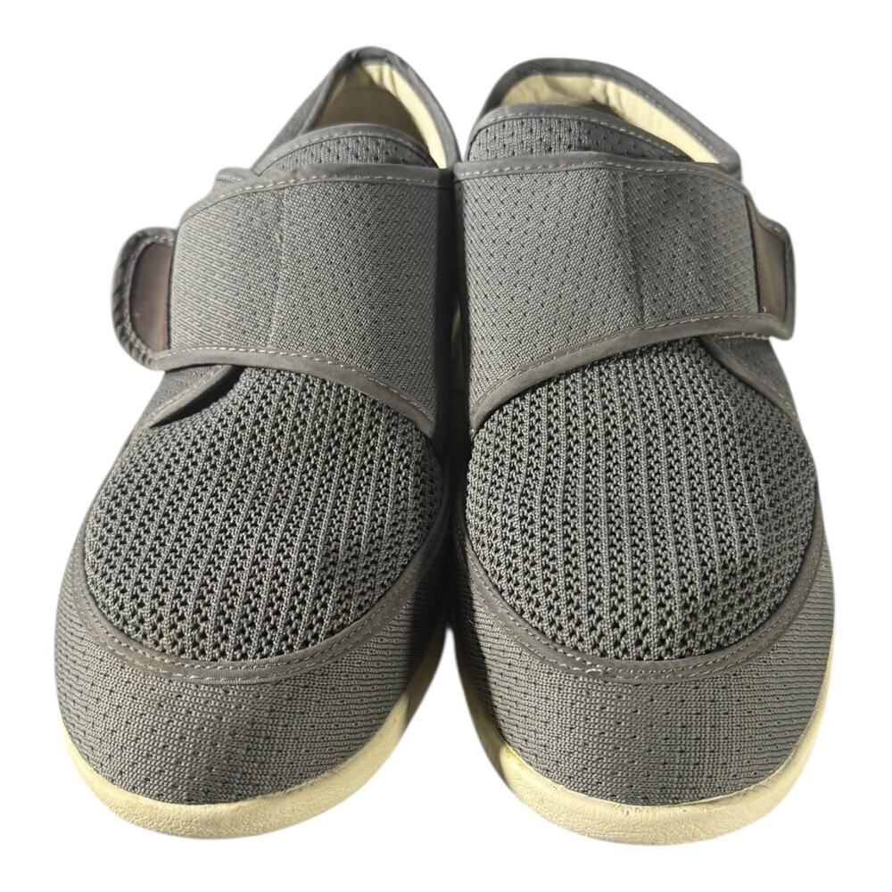 Youyun Diabetic Wide Swollen Feet Support Orthopedic Shoes Men's (Size: 13.5) - Picture 4 of 9